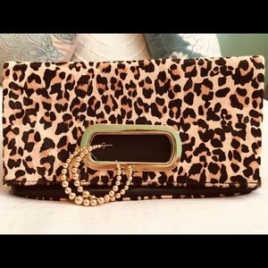 Reduced!!!! Banana Republic Leopard Clutch